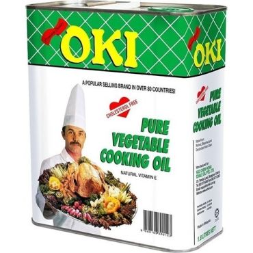 Oki Pure Vegitable Coocking Oil 1.8L Tin, 6 Pieces Per Carton